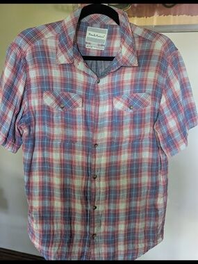 Deus Ex Machina Streetwear Plaid Shirt Men’s Medium Size M Surf Skate $20